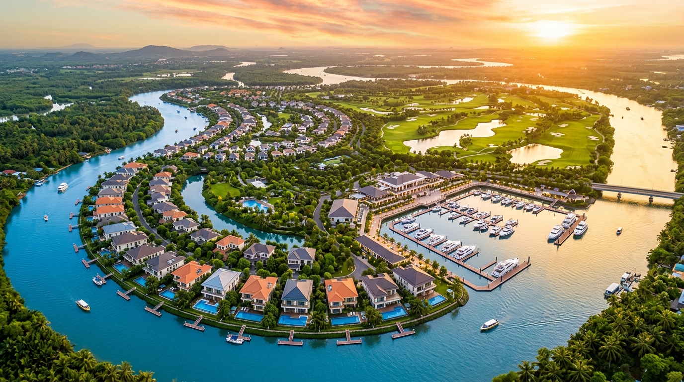 Swanbay Oasia Đảo Đại Phước (Zone L28) — Tuyệt Tác Biệt Thự Nghỉ Dưỡng Nhật Bản